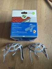 Rohrschutz für Dachrinne 2 er Set Regenrinnen Laubschutz Easy Life PVC