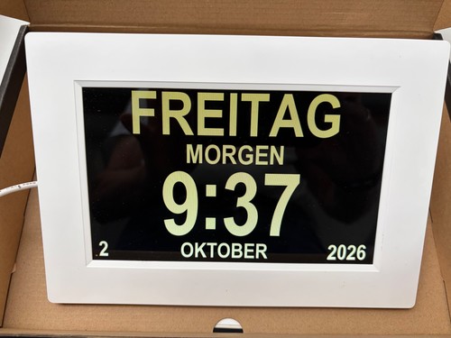 Seniorenuhr digitaler kalender - digitaler,