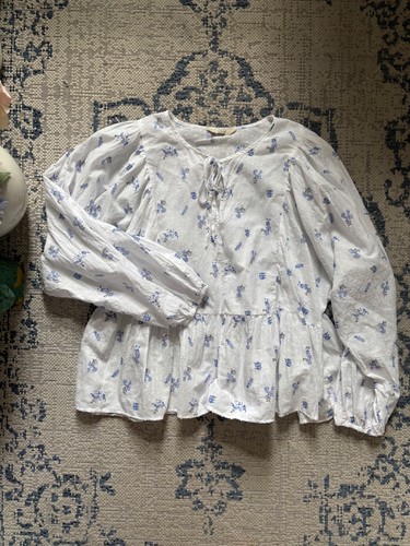 Wolken bluse schößchen - bluse,