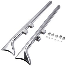 36" Silver Fishtail Slip on