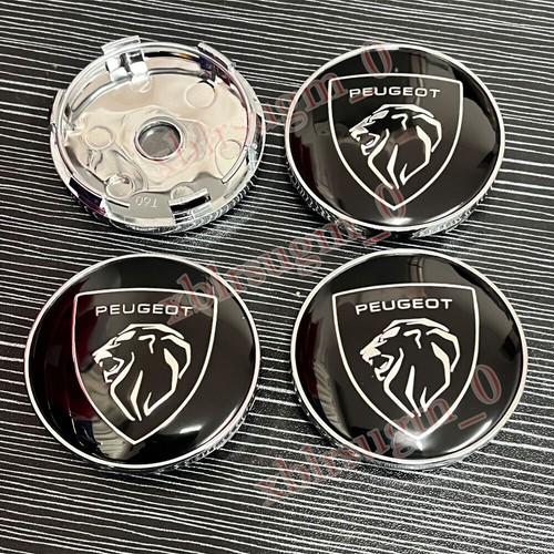 60mm für peugeot auto logo - 4x,