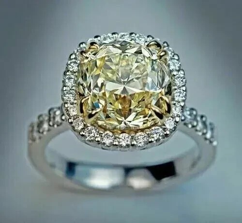 Citrin halo verlobungsring 14k - verlobungsring,