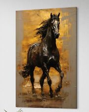 Pferde Leinwand Bild Abstrakt