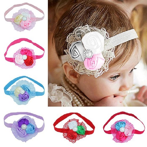 Haarband mit blumen rosen - haarband,