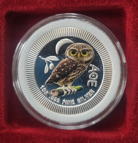 Unze silber eule - eule, von