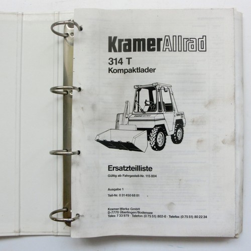 Kramer kompaktlader 314 - kramer,