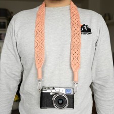 Kamergurt Makramee - Zartrosa