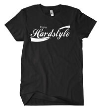 Enjoy Hardstyle T-Shirt Techno Hakke Tanzen Hardcore Schranz Bass Rave Koks 