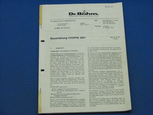 Böhm bauanleitung - bauanleitung, /