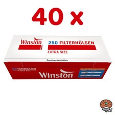 40 Pack Winston Extra Hülsen