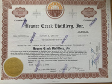 Beaver creek distillery inc - creek,