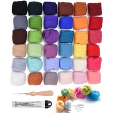 Filzwolle Roving 36 Farben DIY