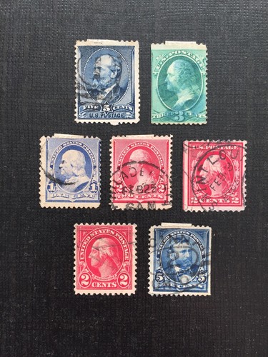 Usa posten lot gestempelt - ,