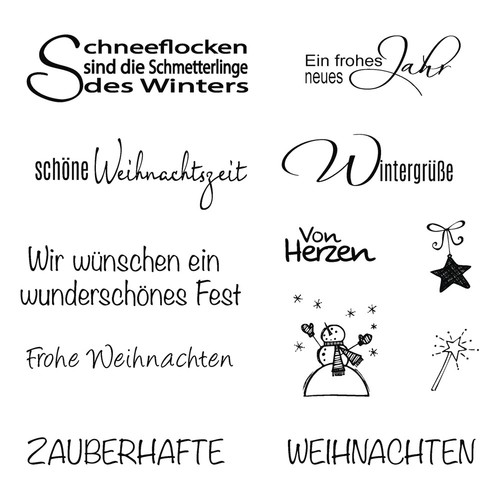 Stempel weihnachten winter - stempel,