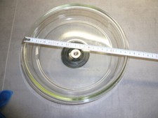 Topfdeckel Glasdeckel mit Hitzeschutzgriff, für Töpfe D = 24 cm