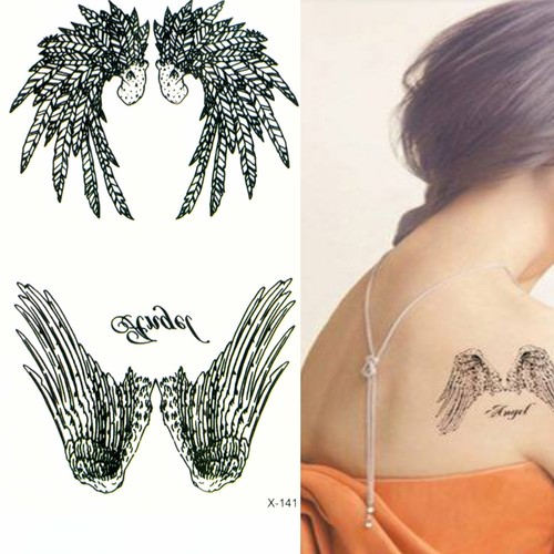 Temporäre tattos feder - temporäre,