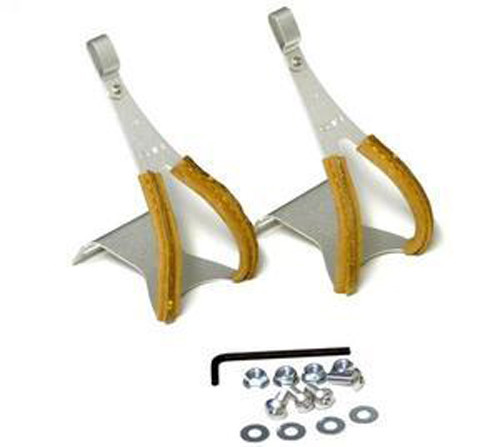 Pedalhak mks toe clip leder - pedalhak,