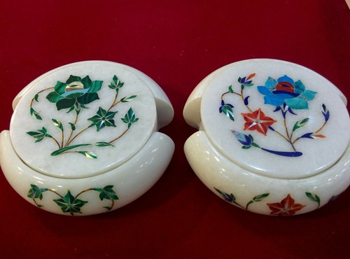 Set mit marmor untersetzer - set, 2