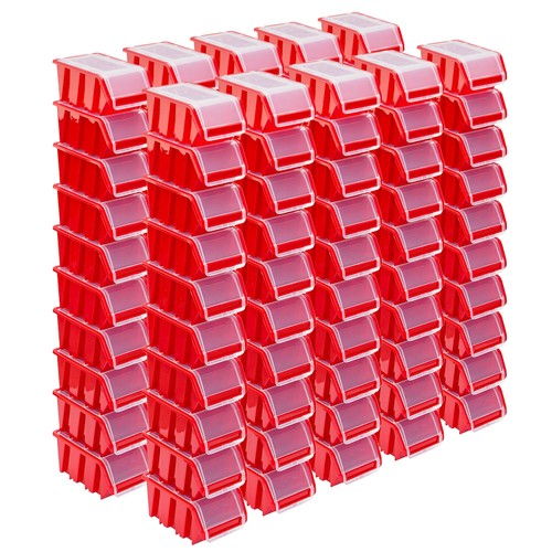 100x stapelbox mit deckel - mit, box