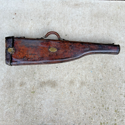 Vintage antique leather leg - vintage,