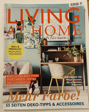 Living at Home Zeitschrift Deko Tipps Accessoires Magazin Farbe Zuhause Essen 