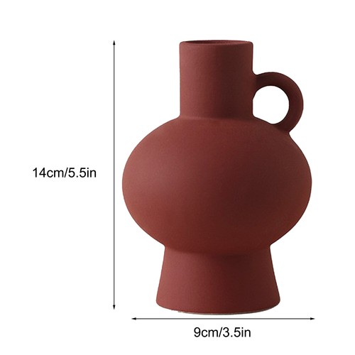Vase griff matt rot - griff,