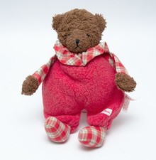 Käthe Kruse Bär Teddy rot kariert Kuscheltier Stofftier
