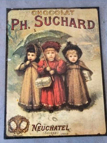 Suchard blechschild magnetwand - suchard,
