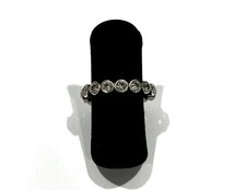 925/- Silber Ring, simulierte Diamanten, rund, 3 mm breit, Gr. 48, Thomas Sabo