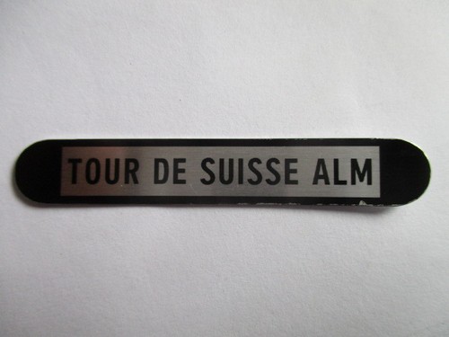 Nameplate vintage sign plate