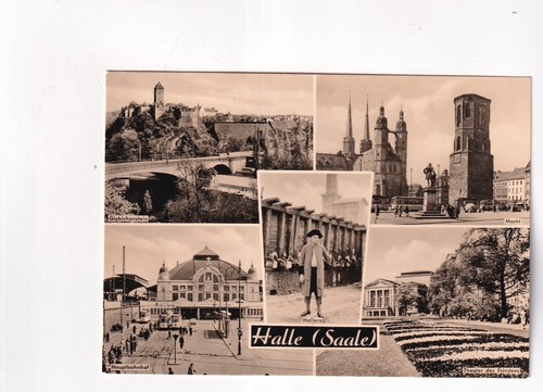 3909 ansichtskarte halle - ak,