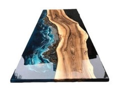 Epoxidharz Tisch Black River -