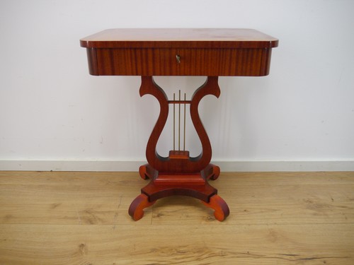 Biedermeier tisch nähtisch - biedermeier,