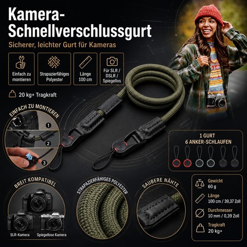 Kameragurt quick release - kameragurt,