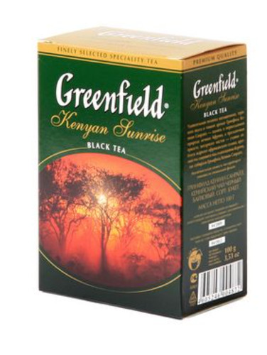 Schwarzer tee greenfield - schwarzer,