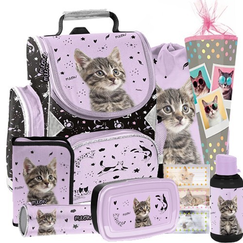 Katze cat ranzen - ranzen, schulranzen