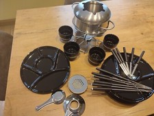 Metall Fondue Set inkl
