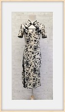 Neu Wanssy Damen kurzarm Kleid