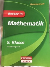Besser in Mathematik- Gymnasium Klasse 9 - Cornelsen SCRIPTOR