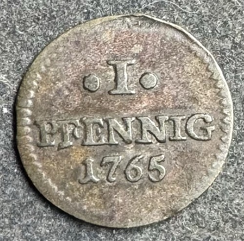 Pfennig 1765 sachsen - 1,