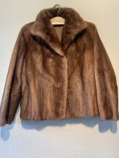 Pelzjacke Damen Mädchen Unbekannter Pelz Farbe Braun Gr. Ca 40 Top Zustand