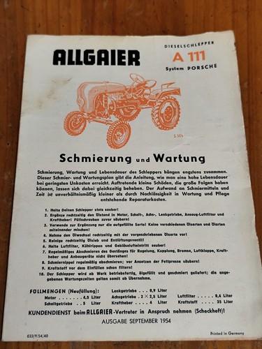 Orig allgaier porsche a111 - porsche,