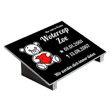 Grabplatte mit Gravur GRANIT