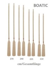 S Holzruder Holz Paddel Ruder Riemen Bootspadde​l 210 225 240 270 cm Länge