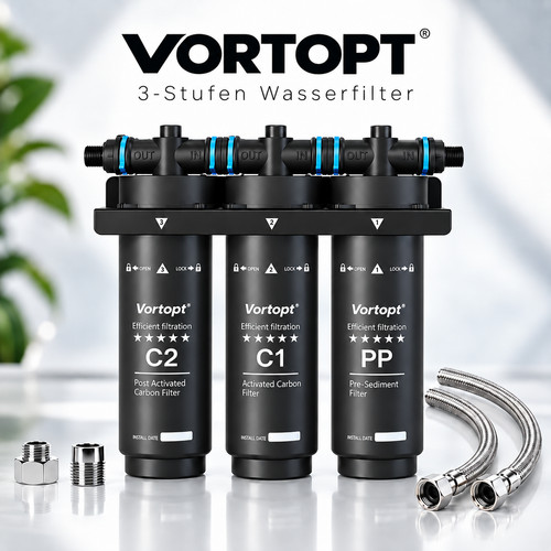 Vortopt stufen wasserfilter - 3-stufen,