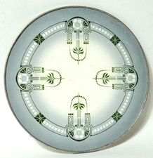 Alte Wächtersbach Olbricht Kuchenplatte Platte Teller Tortenplatte Jugendstil ?