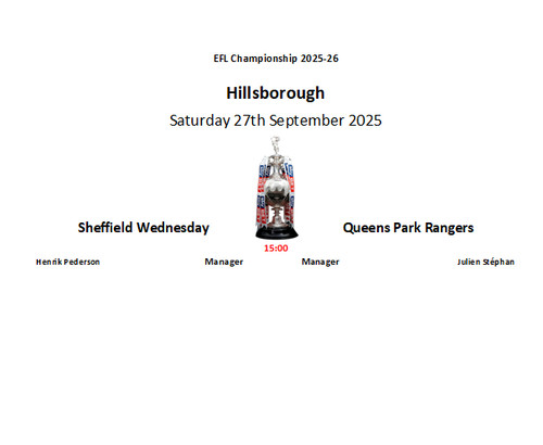 Sheffield wed queens - wed, v