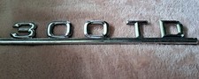 Mercedes- Benz, Zubehör- Typenschild "300 TD", W 123 KOMBI-Diesel!