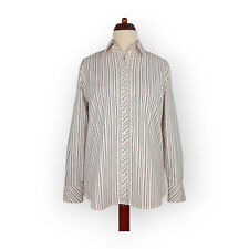 Madeleine Damen Bluse 42 XL Streifen Hemd  Tunika Langarm Oberteil Vintage Boho