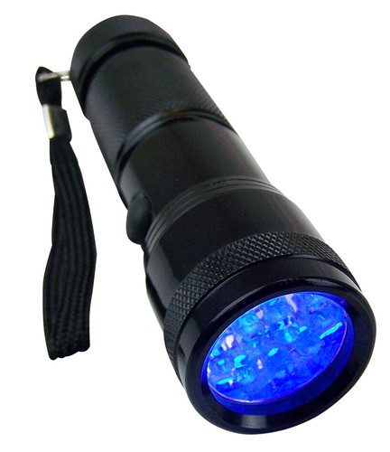 Led taschenlampe kleber - uv,